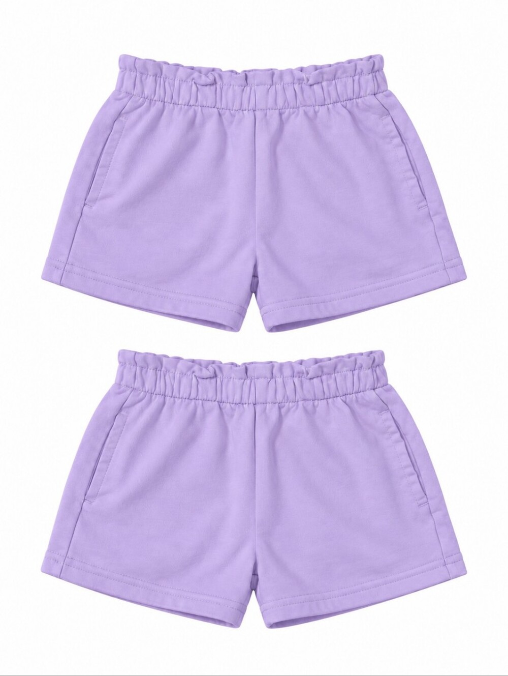 2 x Wonder Nation Girls Purple 2T Shorts Great For Twins